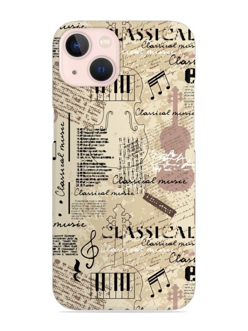 Classical Music Lpattern Snap Case for Apple Iphone 13 Zapvi