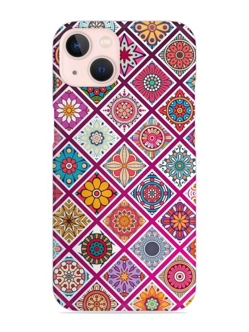 Seamless Tile Pattern Snap Case for Apple Iphone 13 Zapvi