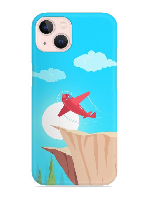 Small Planes In Flight Snap Case for Apple Iphone 13 Zapvi