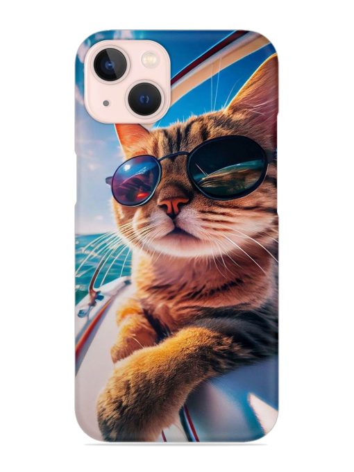 Cat In Style Snap Case for Apple Iphone 13 Zapvi