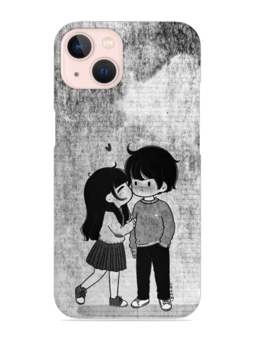 Couple Love Highlights Snap Case for Apple Iphone 13 Zapvi