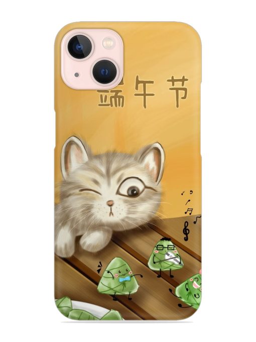 Cat Scorpion Dancing Snap Case for Apple Iphone 13 Zapvi