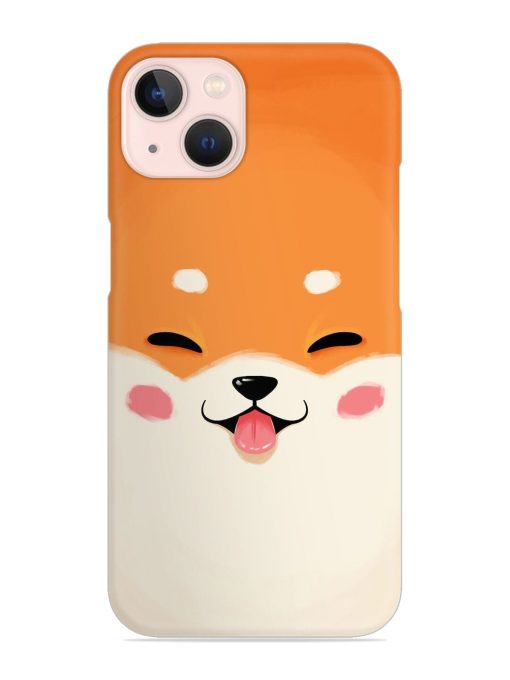 Cute Dog Face Vector Snap Case for Apple Iphone 13 Mini