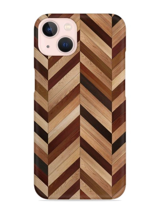 Seamless Wood Parquet Snap Case for Apple Iphone 13 Mini Zapvi