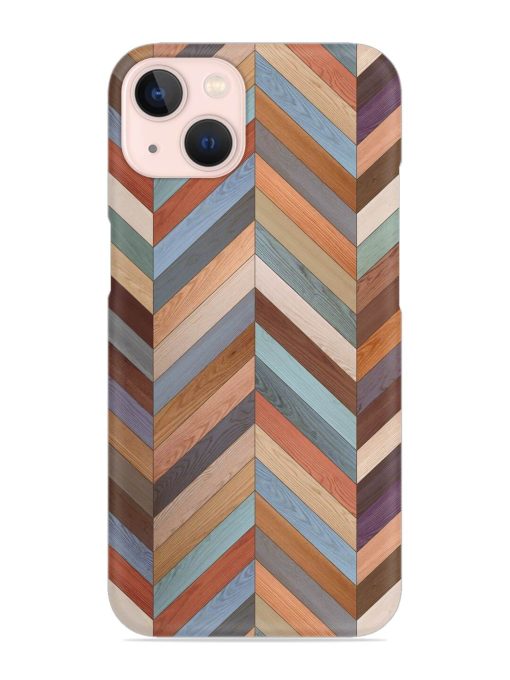 Seamless Wood Parquet Snap Case for Apple Iphone 13 Mini Zapvi