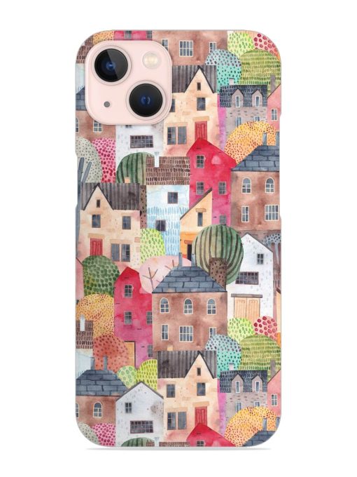 Abstract Seamless Pattern Snap Case for Apple Iphone 13 Mini Zapvi