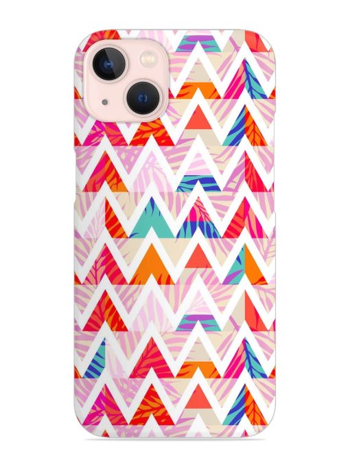 Abstract Triangle Background Snap Case for Apple Iphone 13 Mini Zapvi