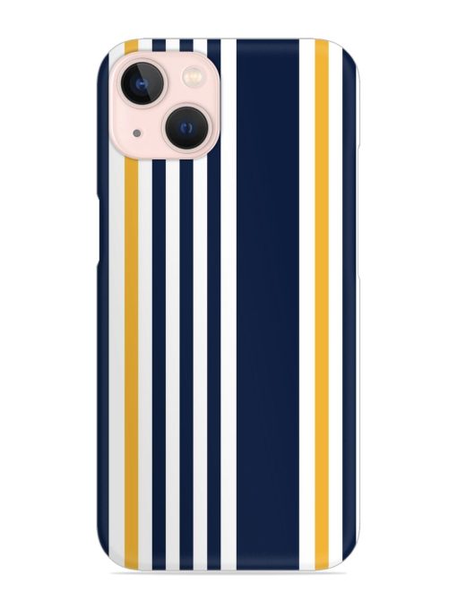 Seamless Stripe Pattern Snap Case for Apple Iphone 13 Mini Zapvi