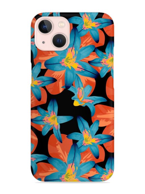 Philippine Flowers Seamless Snap Case for Apple Iphone 13 Mini