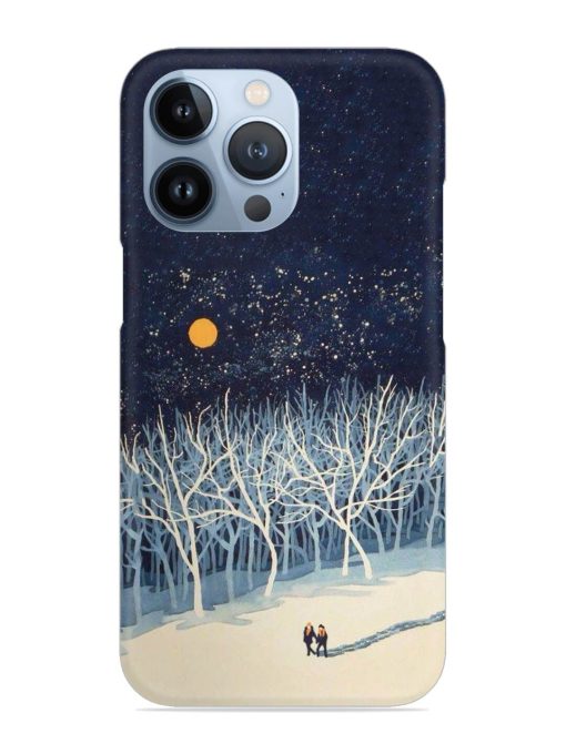 Full Moon Snowshoe Tour Snap Case for Apple Iphone 13 Pro Zapvi