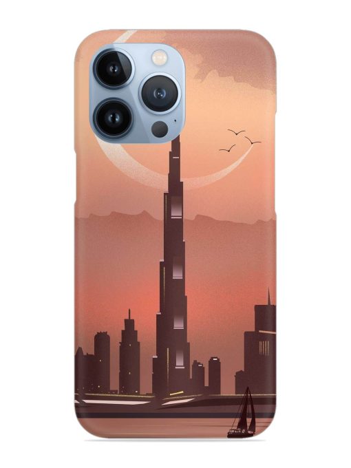 Landmark Burj Khalifa Snap Case for Apple Iphone 13 Pro Zapvi