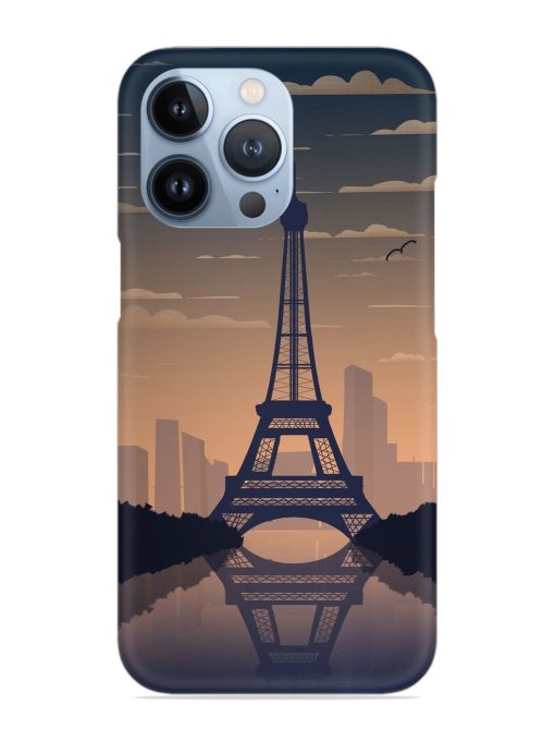 France Paris Eiffel Tower Gradient Snap Case for Apple Iphone 13 Pro Zapvi