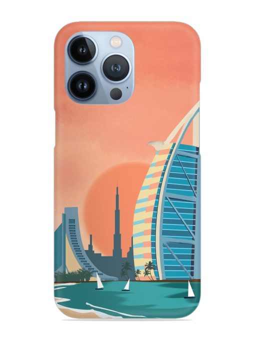 Dubai Architectural Scenery Snap Case for Apple Iphone 13 Pro Zapvi