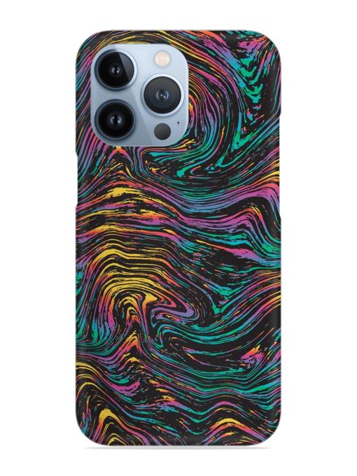 Abstract Liquid Colors Snap Case for Apple Iphone 13 Pro