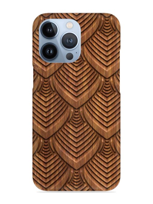 Carved Pattern On Snap Case for Apple Iphone 13 Pro Zapvi