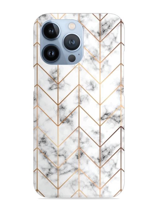 Vector Marble Texture Snap Case for Apple Iphone 13 Pro Zapvi