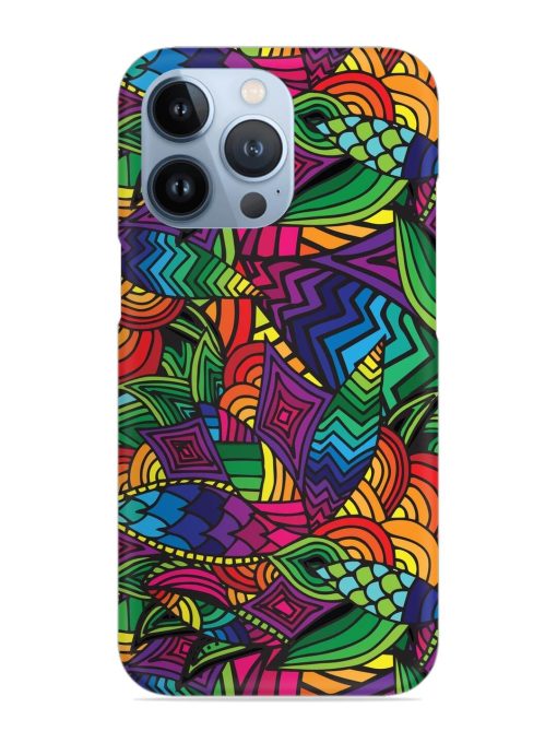 Abstract Multicolor Seamless Snap Case for Apple Iphone 13 Pro Zapvi