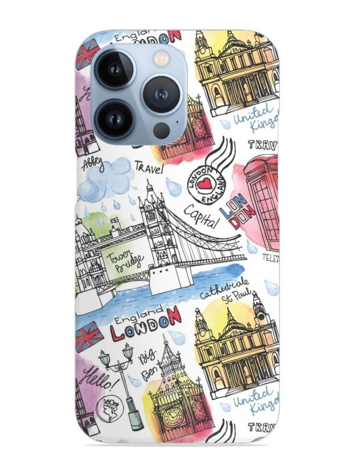 Vector London Landmark Snap Case for Apple Iphone 13 Pro