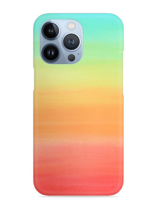 Background Sky Watercolor Snap Case for Apple Iphone 13 Pro Zapvi