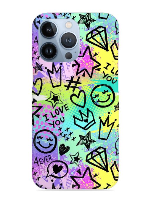 Bright Seamless Pattern Snap Case for Apple Iphone 13 Pro