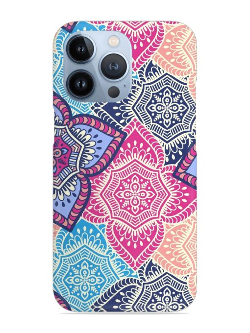 Ethnic Floral Seamless Snap Case for Apple Iphone 13 Pro