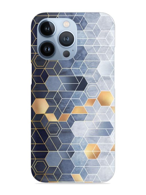 Geometric Abstraction Hexagons Snap Case for Apple Iphone 13 Pro