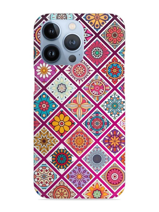 Seamless Tile Pattern Snap Case for Apple Iphone 13 Pro