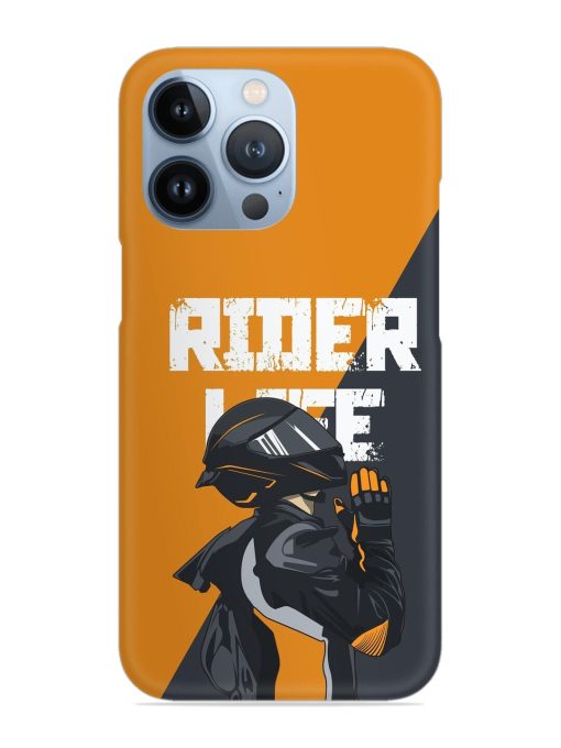 Rider Life Snap Case for Apple Iphone 13 Pro Zapvi