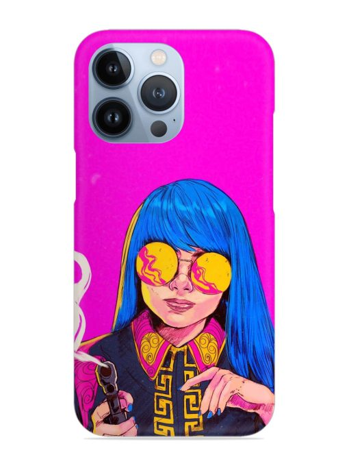 Aesthetic Anime Girl Snap Case for Apple Iphone 13 Pro