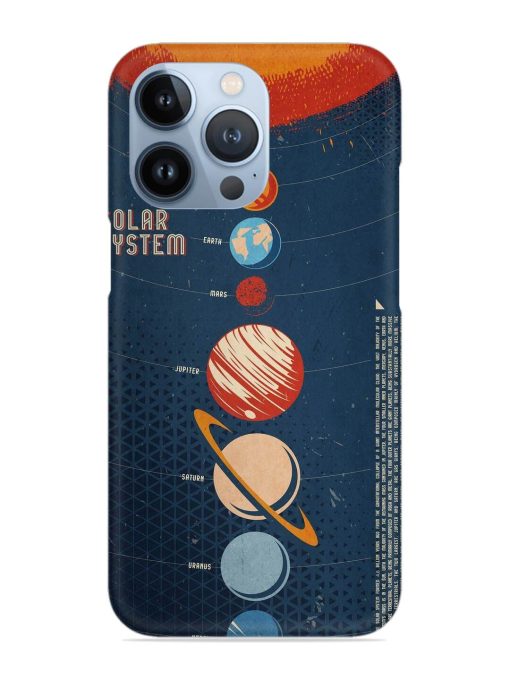 Solar System Vector Snap Case for Apple Iphone 13 Pro