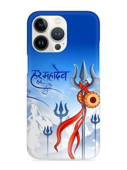 Har Har Mahadev Trishul Snap Case for Apple Iphone 13 Pro Max