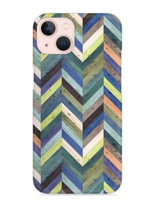 Chevron Random Color Snap Case for Apple Iphone 14 Zapvi