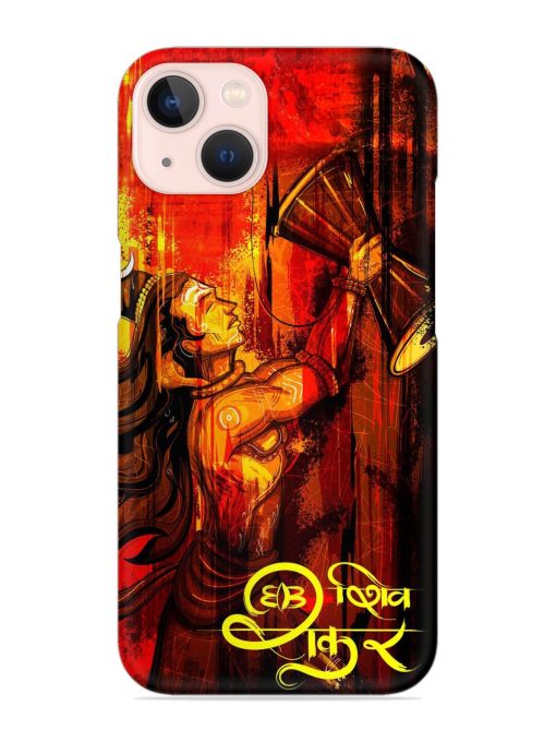 Illustration Lord Shiva Snap Case for Apple Iphone 14 Zapvi