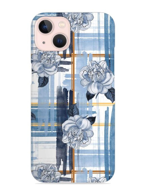 Watercolor Pattern Rose Snap Case for Apple Iphone 14 Zapvi