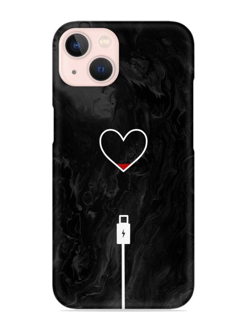 Heart Charging Vector Snap Case for Apple Iphone 14 Zapvi