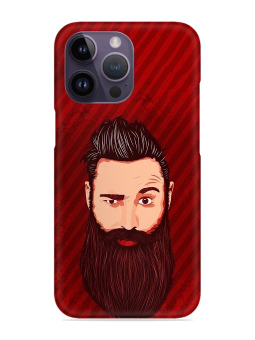 Beardo Man Snap Case for Apple Iphone 14 Pro Zapvi