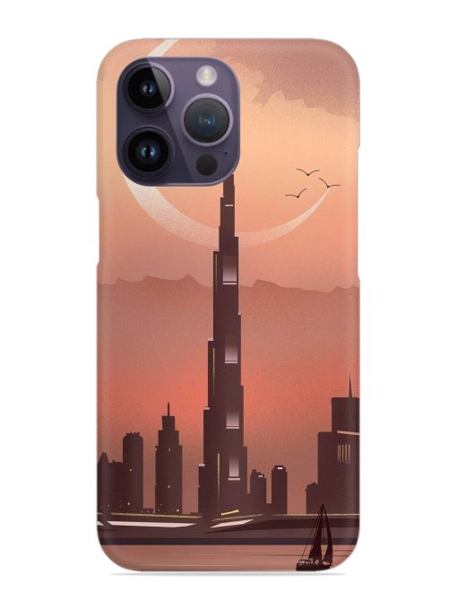 Landmark Burj Khalifa Snap Case for Apple Iphone 14 Pro Zapvi