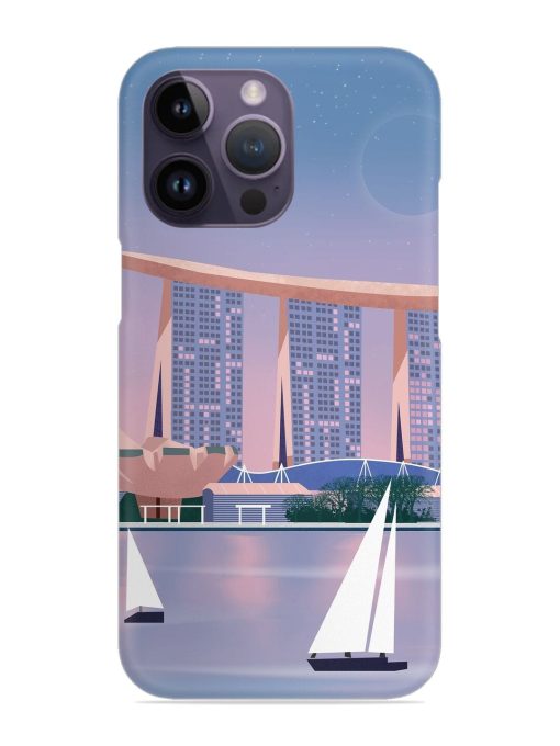 Singapore Scenery Architecture Snap Case for Apple Iphone 14 Pro Zapvi