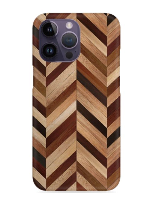 Seamless Wood Parquet Snap Case for Apple Iphone 14 Pro Zapvi