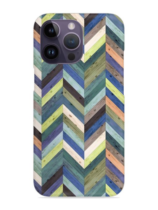 Chevron Random Color Snap Case for Apple Iphone 14 Pro Zapvi