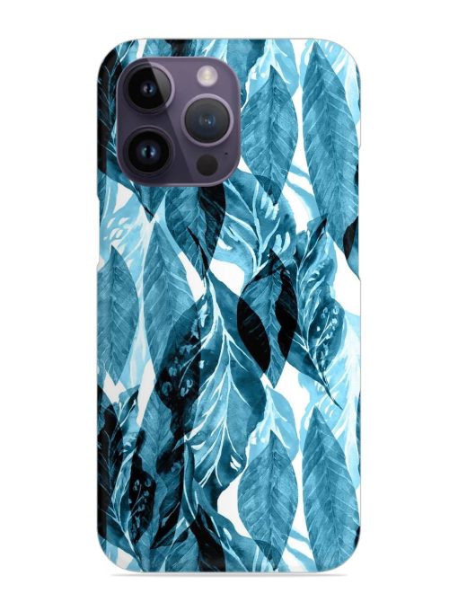 Leaves Pattern Jungle Snap Case for Apple Iphone 14 Pro Zapvi