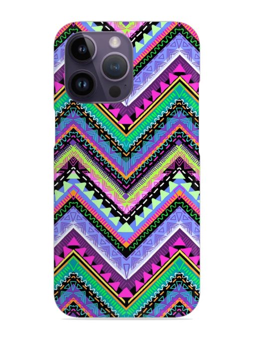 Tribal Aztec Print Snap Case for Apple Iphone 14 Pro