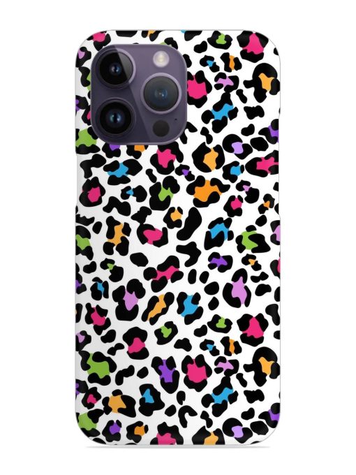 Seamless Leopard Pattern Snap Case for Apple Iphone 14 Pro