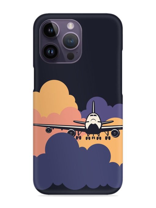 Aeroplane vector Snap Case for Apple Iphone 14 Pro Zapvi