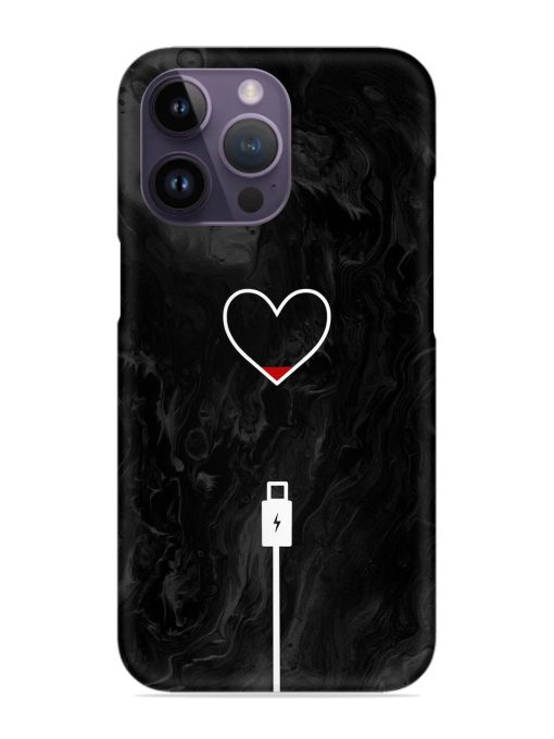 Heart Charging Vector Snap Case for Apple Iphone 14 Pro Zapvi