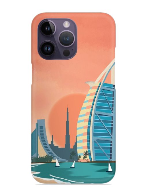 Dubai Architectural Scenery Snap Case for Apple Iphone 14 Pro Max Zapvi