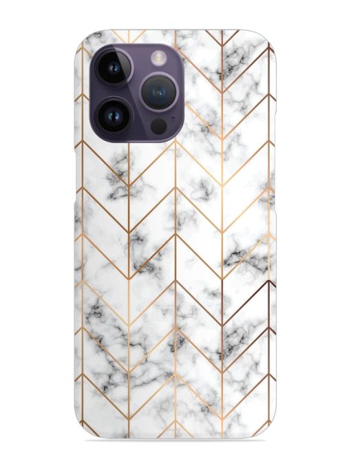 Vector Marble Texture Snap Case for Apple Iphone 14 Pro Max Zapvi