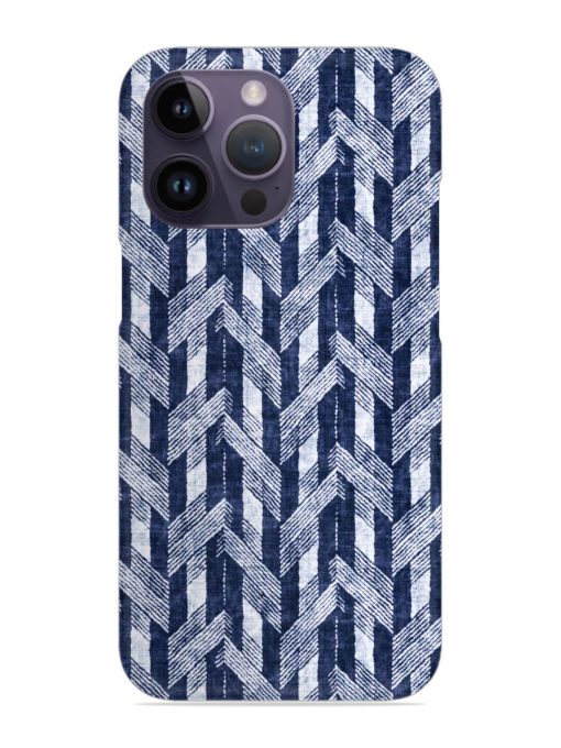 Abstract Herringbone Motif Snap Case for Apple Iphone 14 Pro Max Zapvi