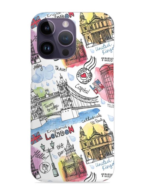 Vector London Landmark Snap Case for Apple Iphone 14 Pro Max Zapvi