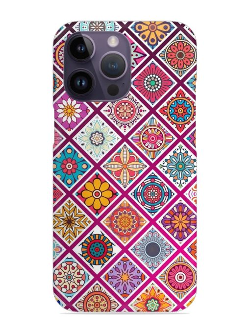 Seamless Tile Pattern Snap Case for Apple Iphone 14 Pro Max Zapvi